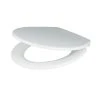 Essentials Soft-Close With Quick-Release Toilet Seat Duraplast White