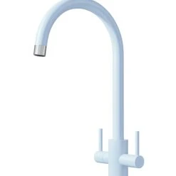 ETAL Sorrento Twin Lever Kitchen Mixer Tap Pastel Blue