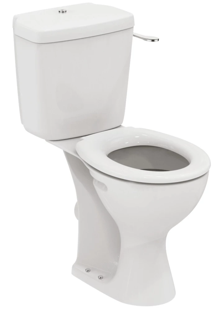 Armitage Shanks Sandringham 21 Raised-Height Close-Coupled Toilet Single-Flush Lever 6Ltr