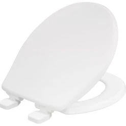 Bemis York Soft-Close Toilet Seat Thermoplastic White