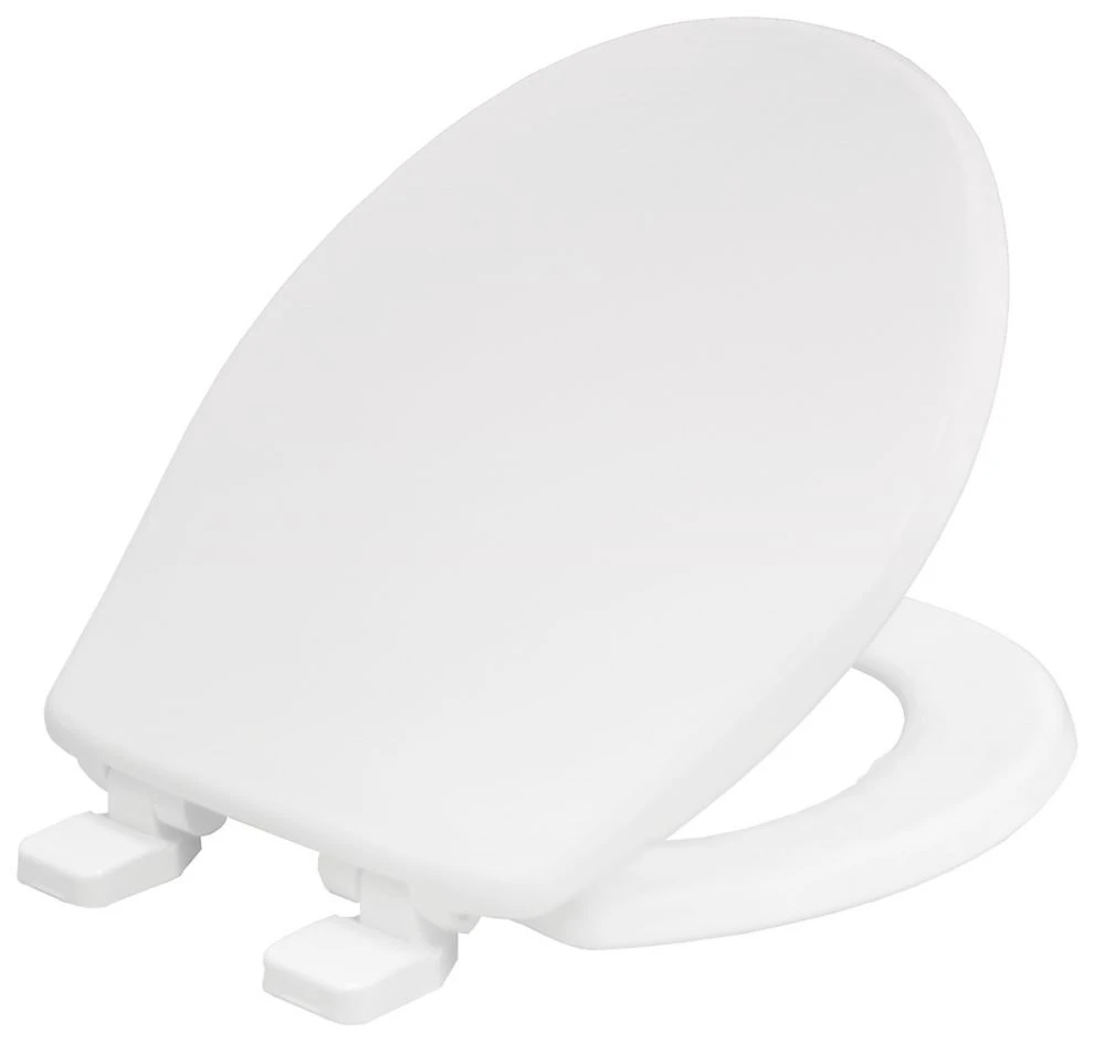 Bemis York Soft-Close Toilet Seat Thermoplastic White