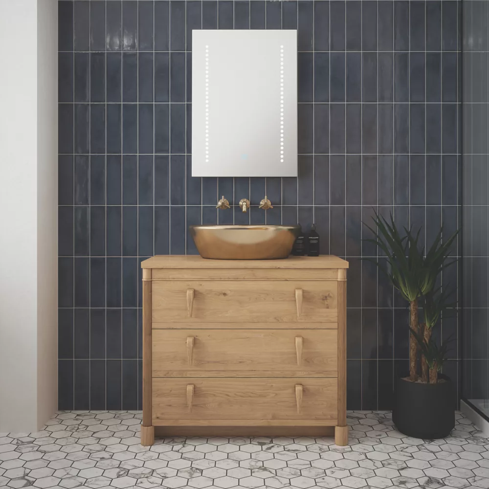 Light Tech Mirrors Hudson Rectangular Illuminated LED Mirror With 1100lm LED Light 500 X 700mm - Image 3