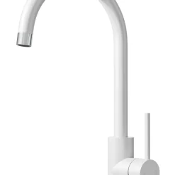 ETAL Sorrento Single Lever Kitchen Mixer Tap Matt White