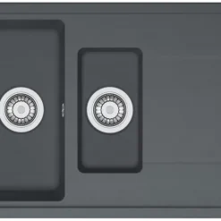 Franke Titan 1.5 Bowl Composite Kitchen Sink Graphite Reversible 500 X 200mm