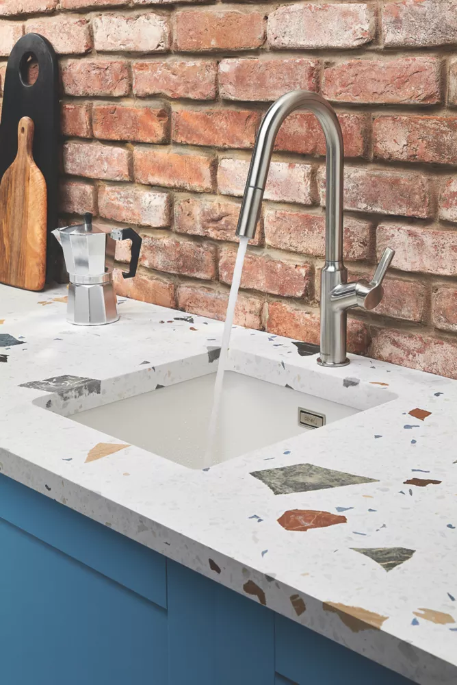 Clearwater Karuma KAR20BN Single Lever Tap With Twin Spray Pull-Out Brushed Nickel PVD - Image 4