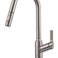 Clearwater Karuma KAR20BN Single Lever Tap With Twin Spray Pull-Out Brushed Nickel PVD