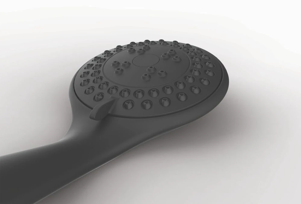 Croydex Nero Shower Handset Matt Black 90 X 210mm - Image 3