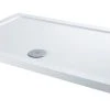 Essentials Rectangular Shower Tray White 900 X 800 X 40mm