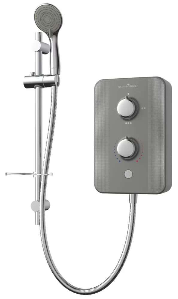 Gainsborough Slim Duo Titanium Grey 8.5kW Electric Shower