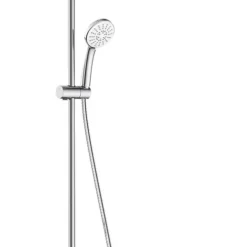 Swirl Shower Kit With Diverter Modern Design Chrome