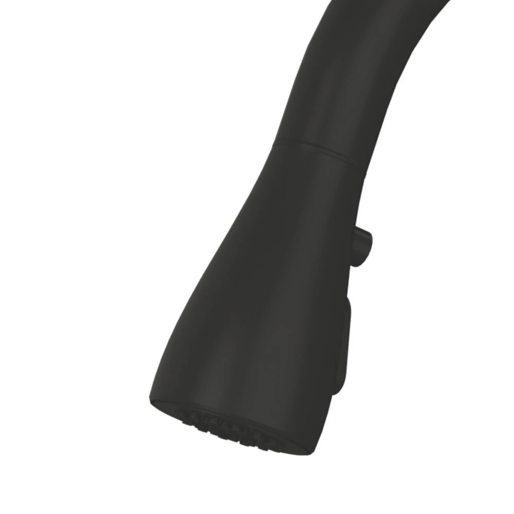 ETAL Bucks Pull-Out Spray Mixer Tap Matt Black - Image 4