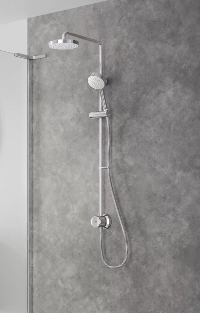 Mira Minimal ERD Rear-Fed Exposed Chrome Thermostatic Mixer Shower - Image 2