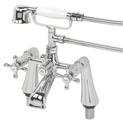 Swirl Deck-Mounted Bath Shower Mixer Tap