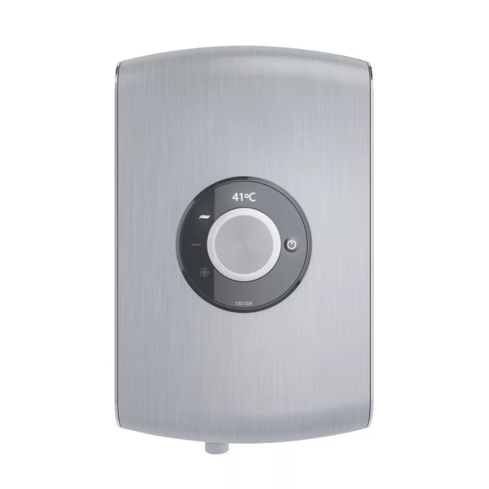 Triton Amore Brushed Steel 8.5kW Electric Shower - Image 3