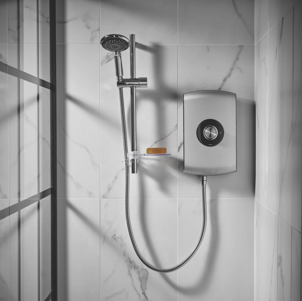 Triton Amore Brushed Steel 8.5kW Electric Shower - Image 5