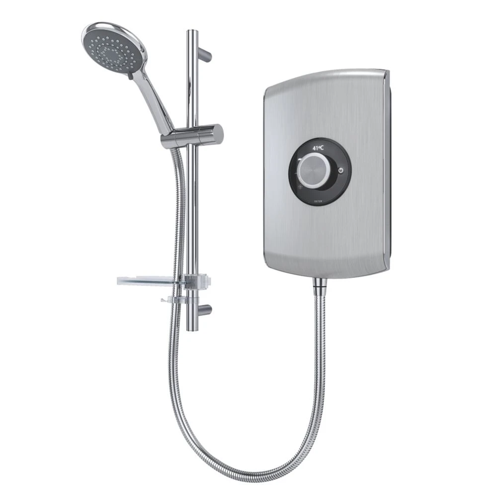 Triton Amore Brushed Steel 8.5kW Electric Shower