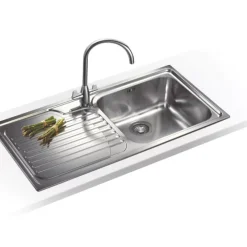 Franke Galassia 1 Bowl Stainless Steel Inset Kitchen Sink 1000 X 500mm