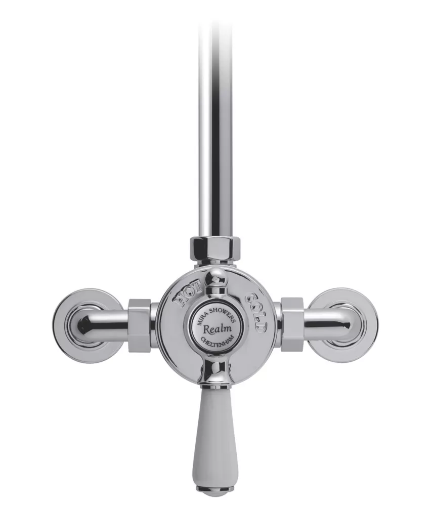 Mira Realm ER Rear-Fed Exposed Chrome Thermostatic Shower - Image 3