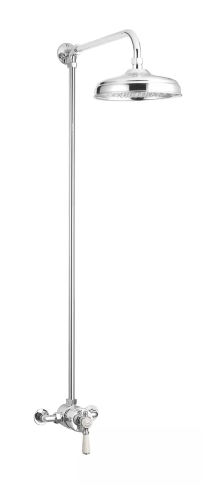 Mira Realm ER Rear-Fed Exposed Chrome Thermostatic Shower