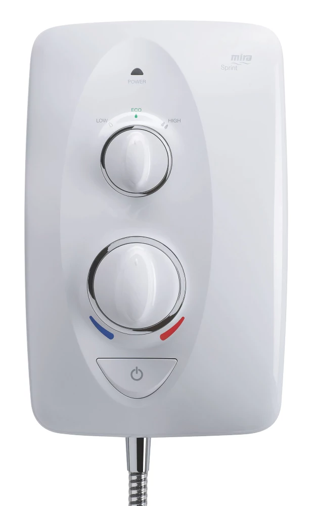 Mira Sprint Multi-Fit White 9.5kW Electric Shower - Image 2