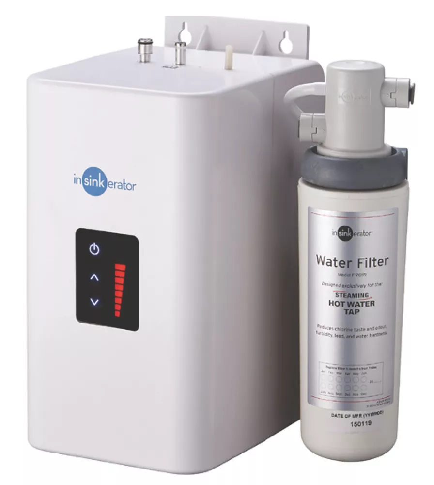 InSinkErator Moderno Hot Water Side Tap Velvet Black - Image 2