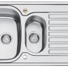 Bristan Inox 1.5 Bowl Stainless Steel Easyfit Universal Kitchen Sink 1000 X 500mm