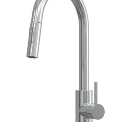 ETAL Cato Pull-Out Kitchen Mixer Tap Polished Chrome