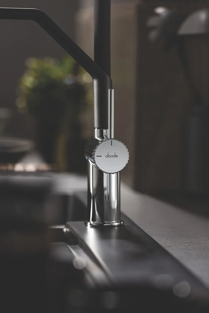 Abode Fraction Semi-Professional Mono Mixer Kitchen Tap Chrome - Image 4