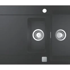 Grohe K500 1.5 Bowl Granite Composite Sink Black Reversible 1000 X 500mm