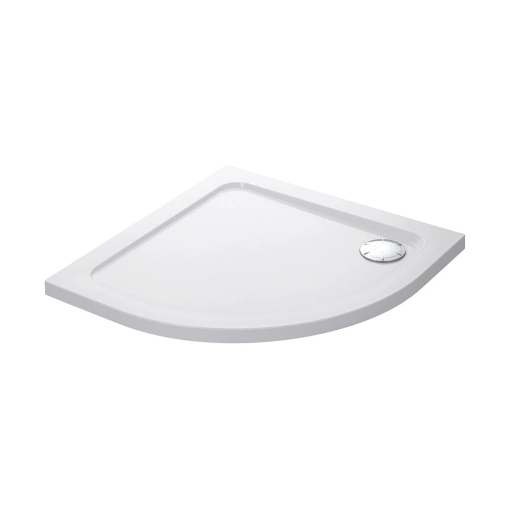 Mira Flight Low Quadrant Shower Tray White 1000 X 1000 X 40mm