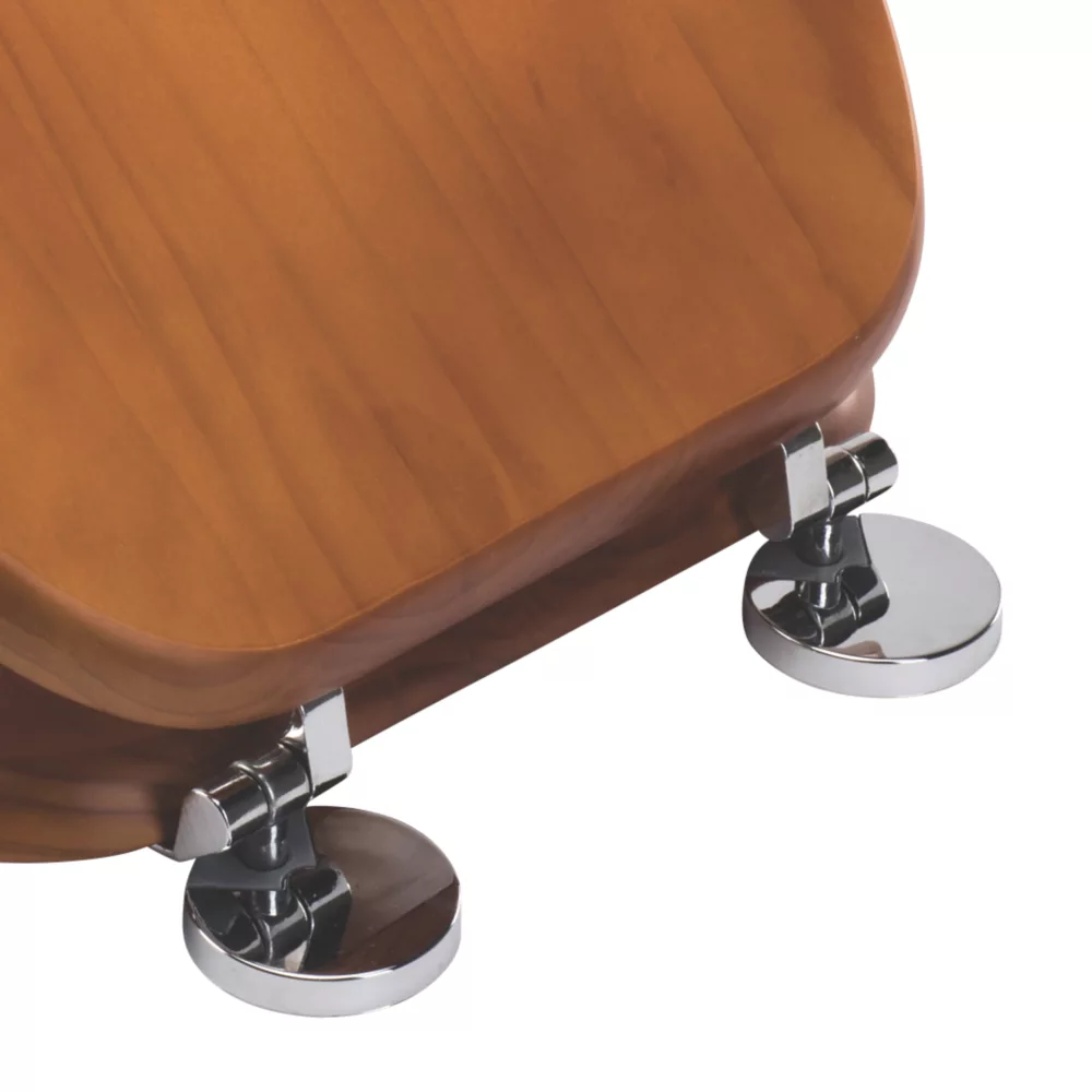 Croydex Davos Standard Closing Toilet Seat Pine Antique - Image 5