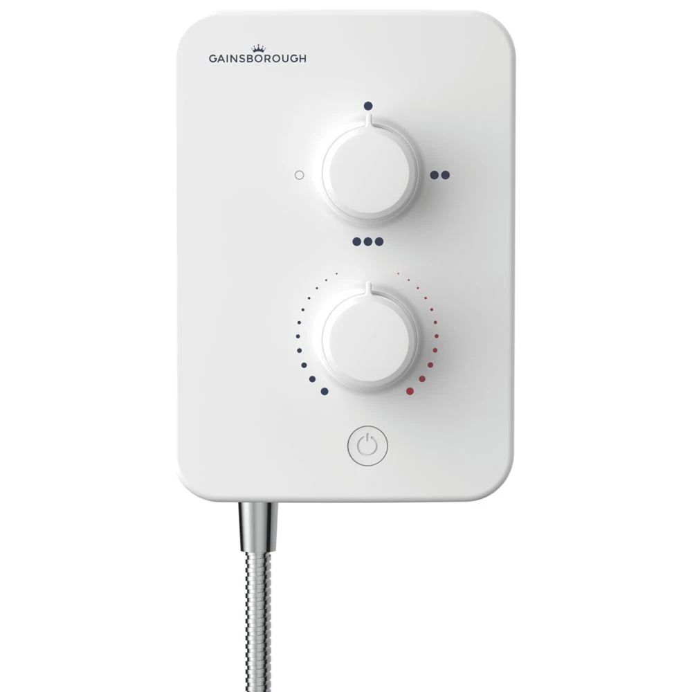 Gainsborough Slim Mono White 9.5kW Electric Shower - Image 2