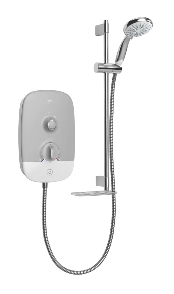 Mira Play White / Grey 8.5kW Electric Shower