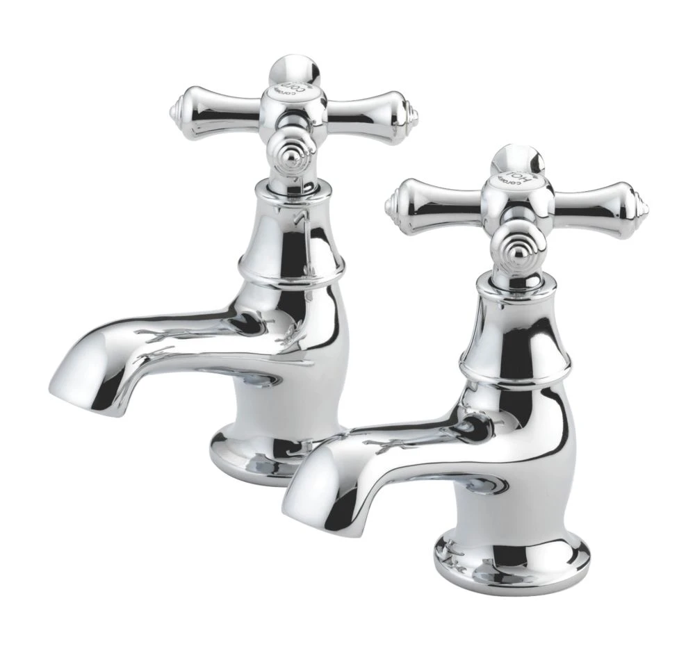 Bristan Colonial Bathroom Basin Taps Chrome