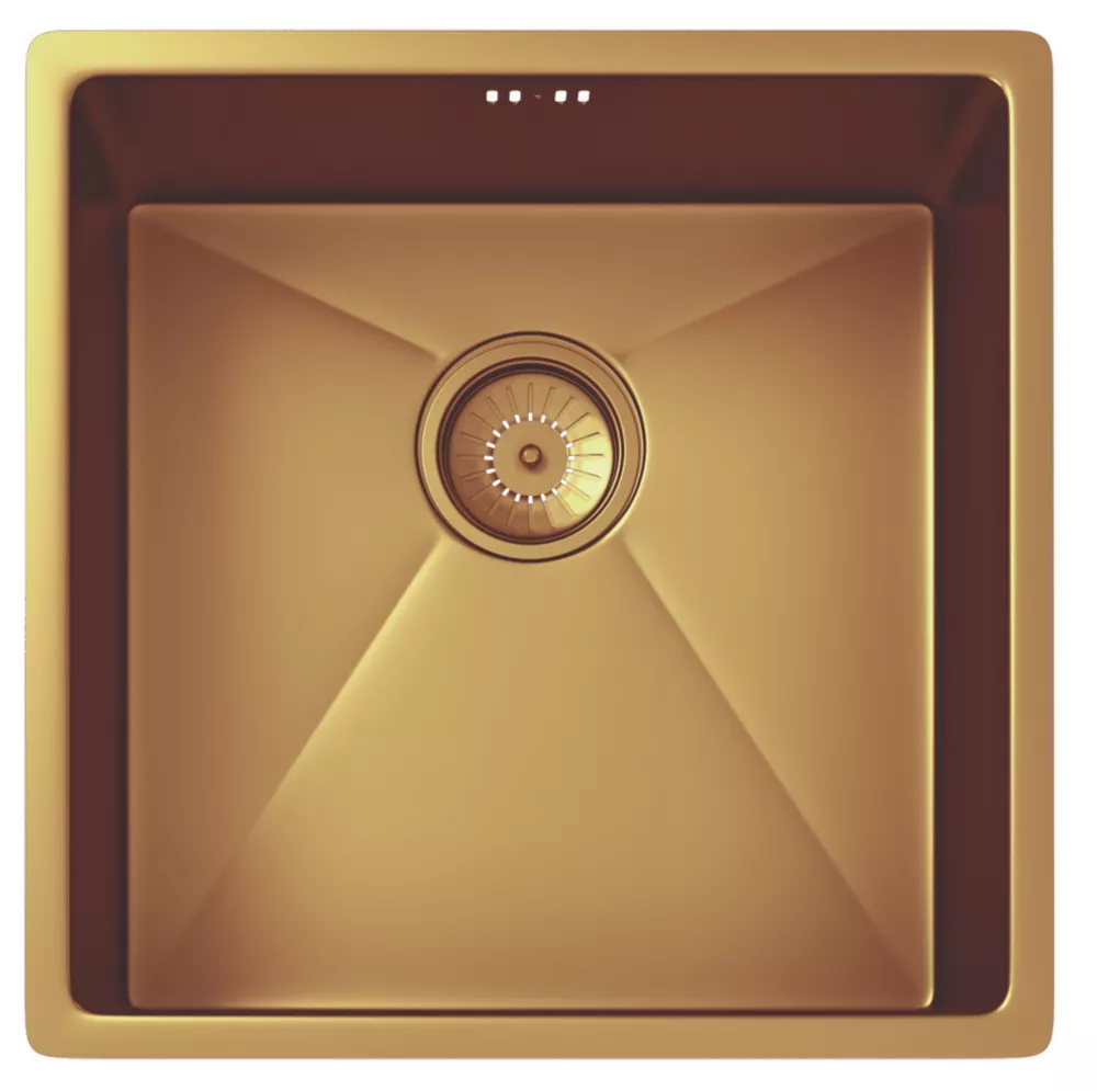 ETAL Elite 1 Bowl Stainless Steel Kitchen Sink 440 X 440mm - Image 2