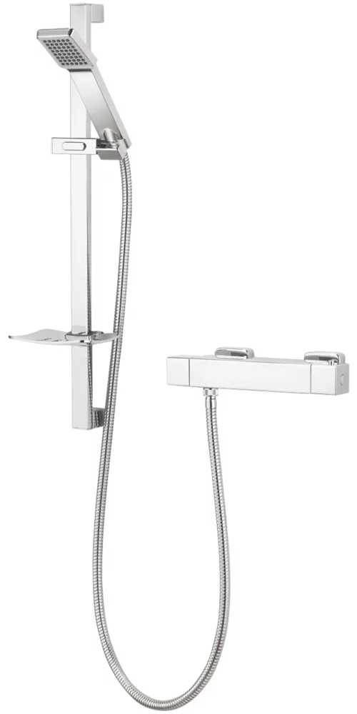 Aqualisa Sierra Rear-Fed Exposed Chrome Thermostatic Mixer Shower