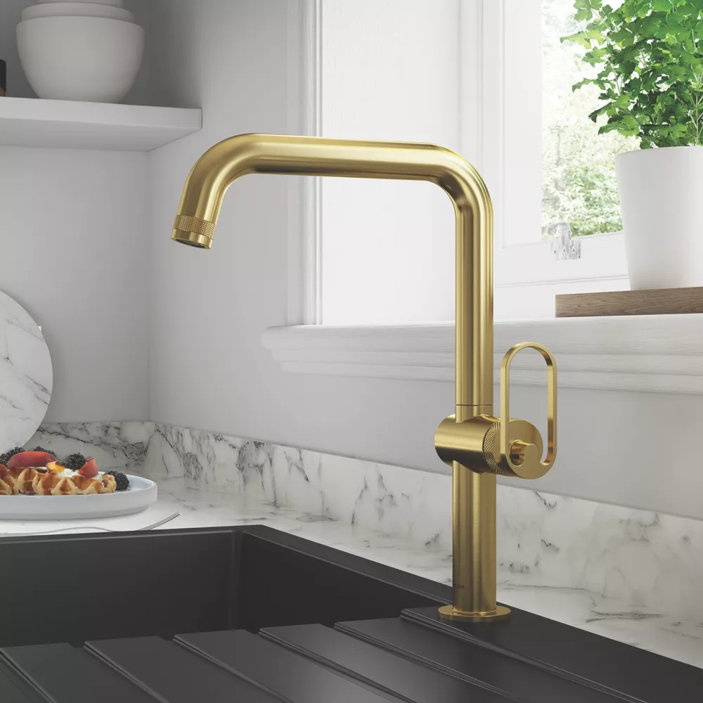 Clearwater Juno Monobloc Tap Brushed Brass PVD - Image 2