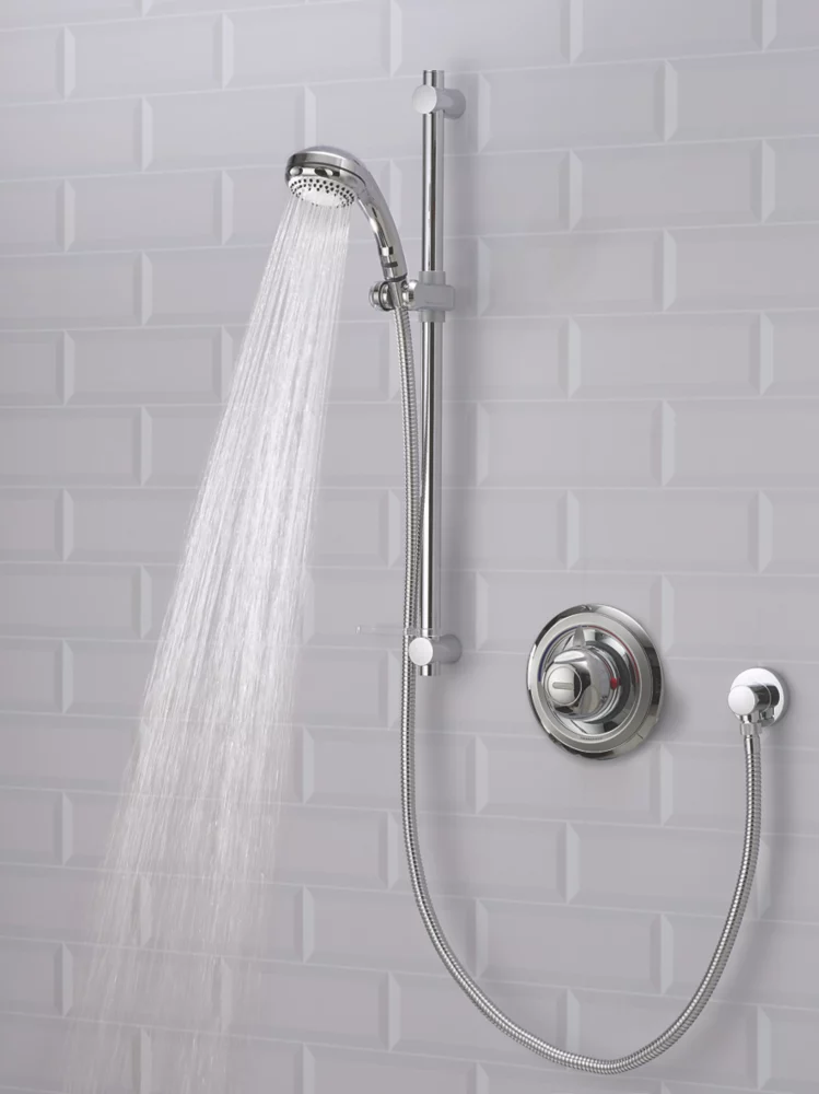 Aqualisa Aquavalve Rear-Fed Concealed Chrome Thermostatic Mixer Shower - Image 3