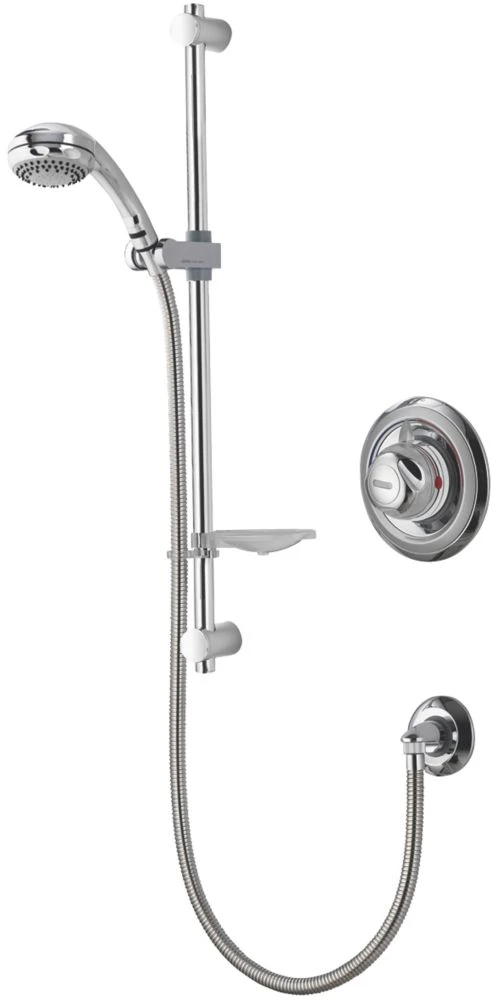 Aqualisa Aquavalve Rear-Fed Concealed Chrome Thermostatic Mixer Shower