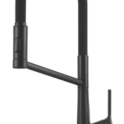 Clearwater Alasia Pull-Off Twin Spray Head Tap Matt Black