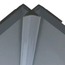 Splashwall Internal Corner Silver 2440 X 4mm