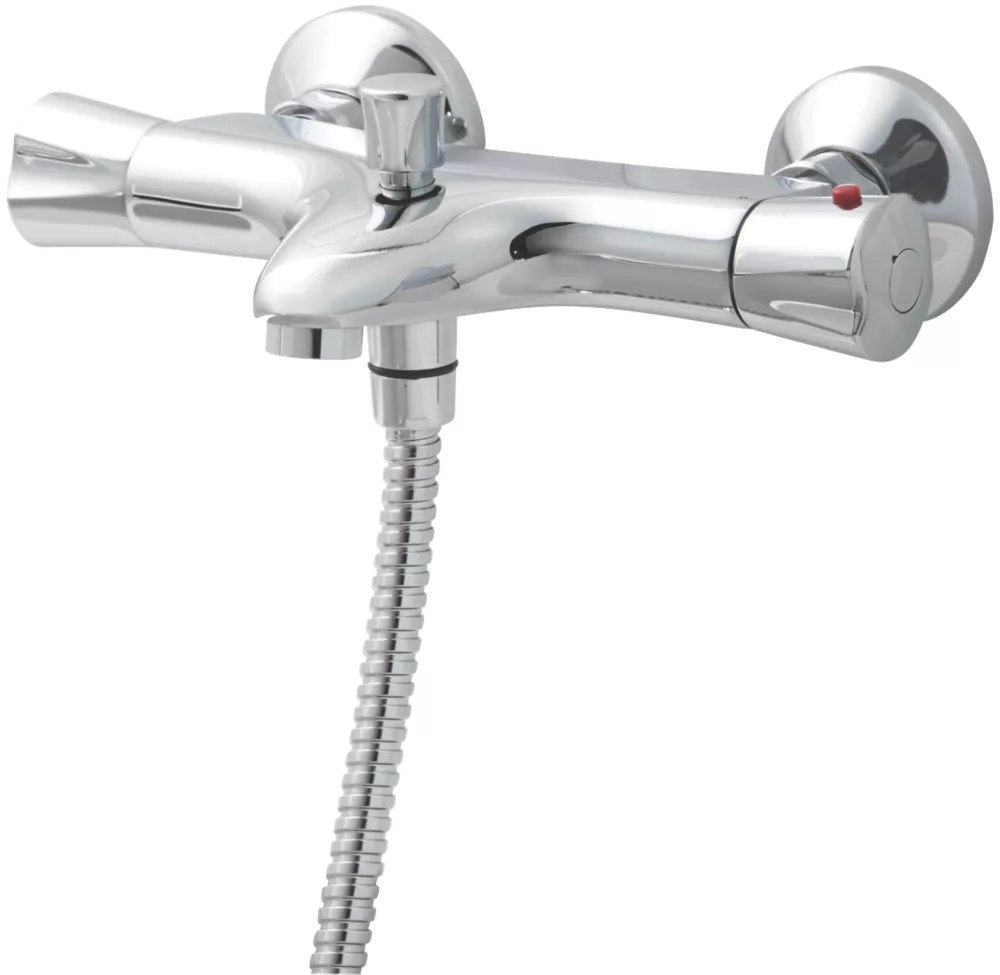 Essentials Rize Wall-Mounted Thermostatic Bath/Shower Mixer