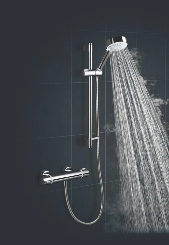 Mira Atom EV Rear-Fed Exposed Chrome Thermostatic Mixer Shower - Image 5
