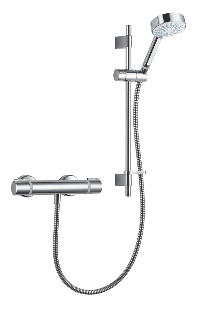 Mira Atom EV Rear-Fed Exposed Chrome Thermostatic Mixer Shower