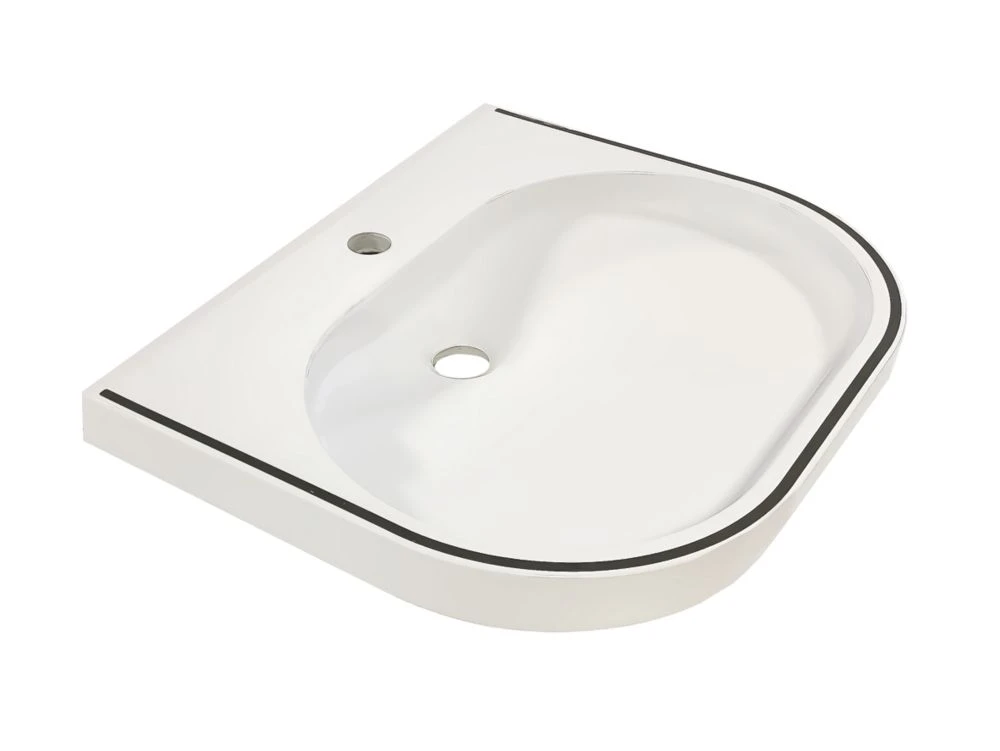 Franke VariusCare Accessible Wash Basin 1 Tap Hole 600mm