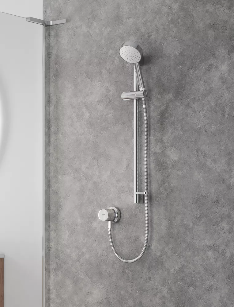 Mira Minimal EV Rear-Fed Exposed Chrome Thermostatic Mixer Shower - Image 2