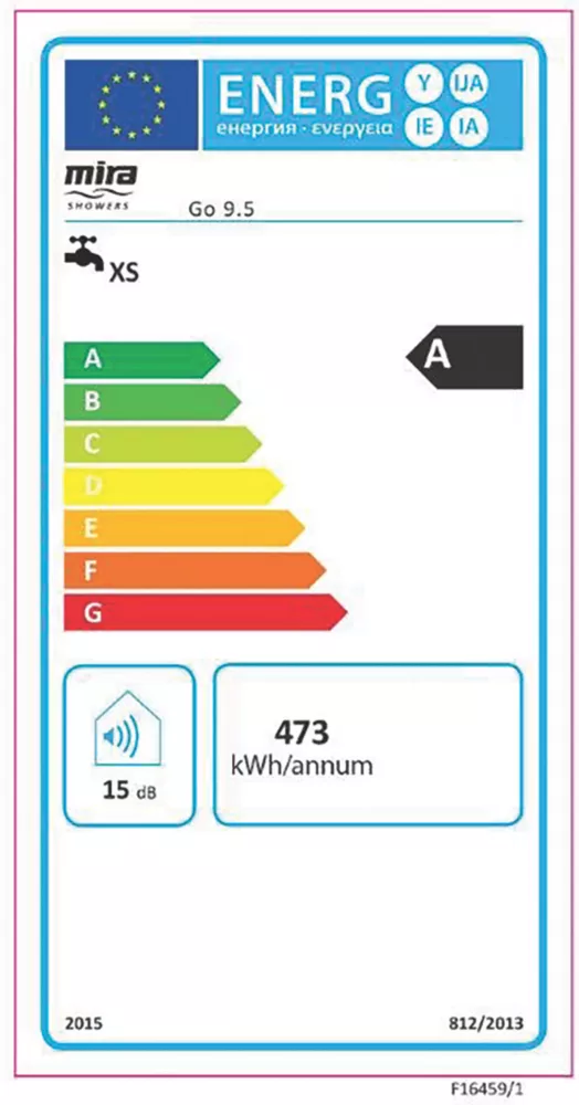 Mira Go White 9.5kW Electric Shower - Image 6