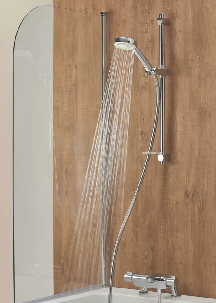 Aqualisa Midas 220 BSM Deck-Fed Exposed Chrome Thermostatic Bath Shower Mixer - Image 6