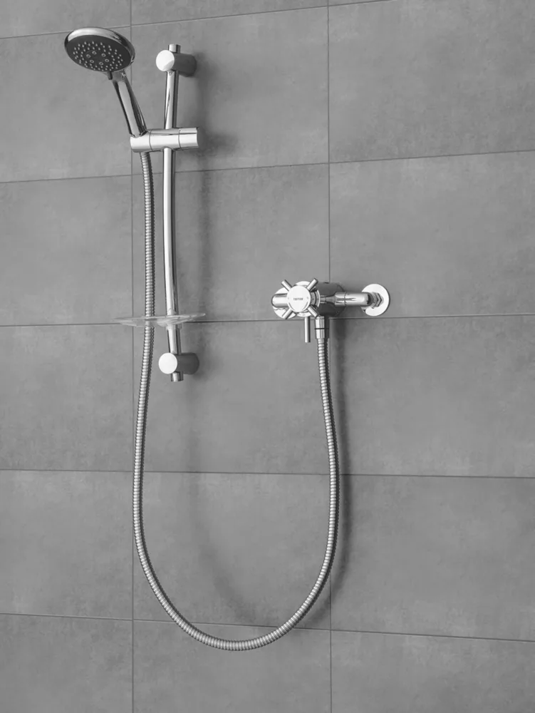 Triton Vitino Mini Rear-Fed Concealed/Exposed Chrome Thermostatic Mixer Shower - Image 3