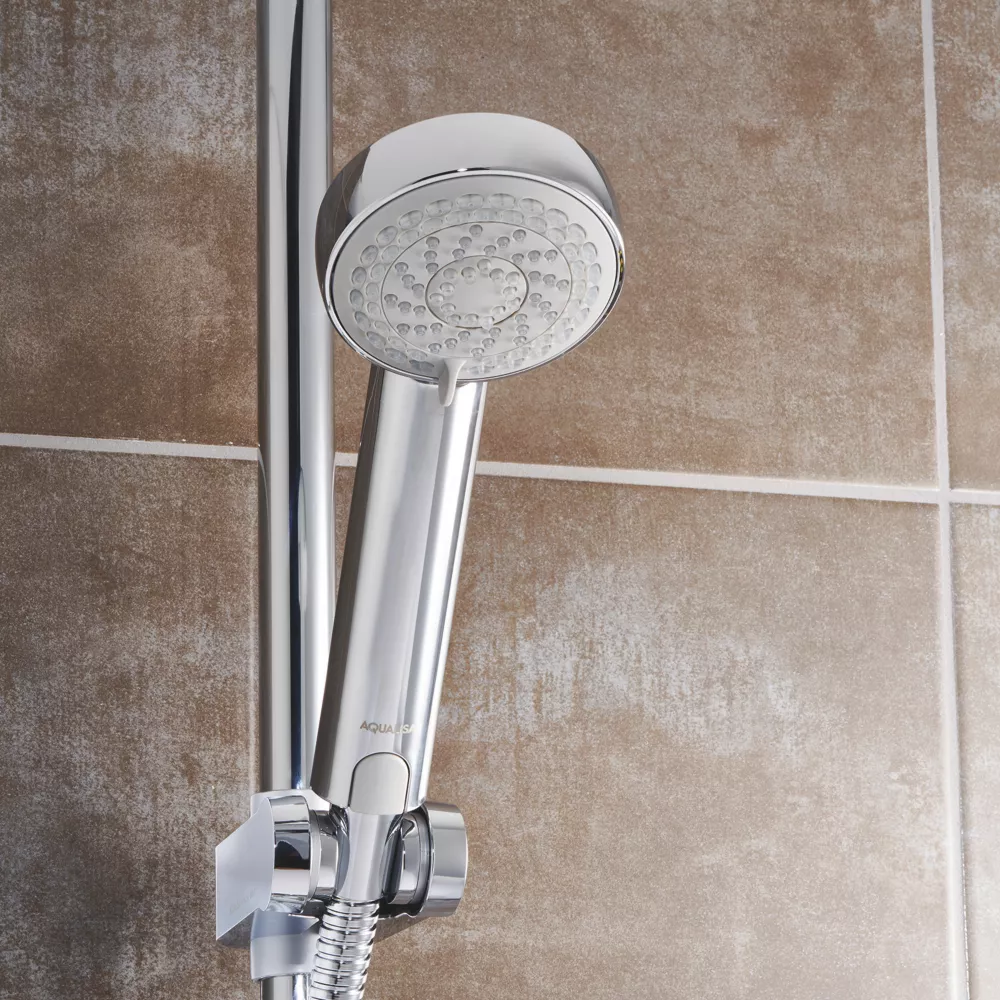 Aqualisa Smart Link HP/Combi Ceiling-Fed Chrome Thermostatic Smart Shower - Image 4